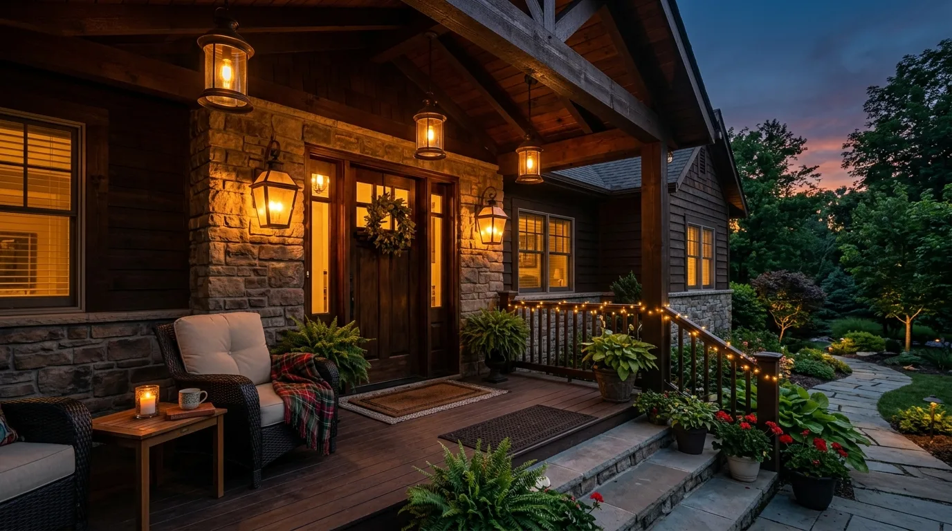 Stylish Outdoor Lighting for 10 front porch ideas to boost curb appeal fast